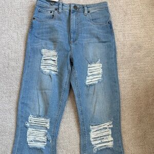 Asos Distressed Skinny Jeans Light Wash, 28/30